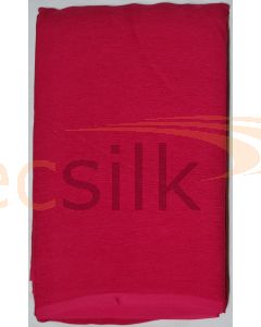 Chiffon Silk Saree With Blouse Dark Pink