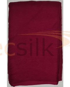 Chiffon Silk Saree With Blouse Maroon