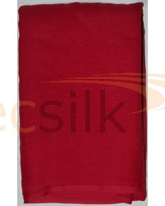 Chiffon Silk Saree With Blouse Red