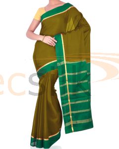 Crepe Bentex Green Dark Mehandi 