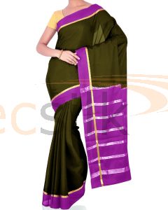 Crepe Bentex Purple Mehandi 