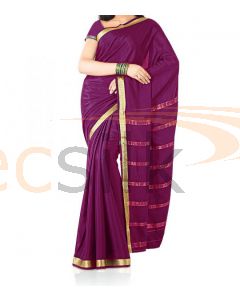 Silk Saree Crepe Rani